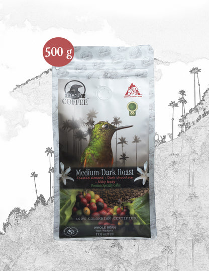 Medium Dark Roast Colombian Coffee Whole Bean | Cocuy Coffee