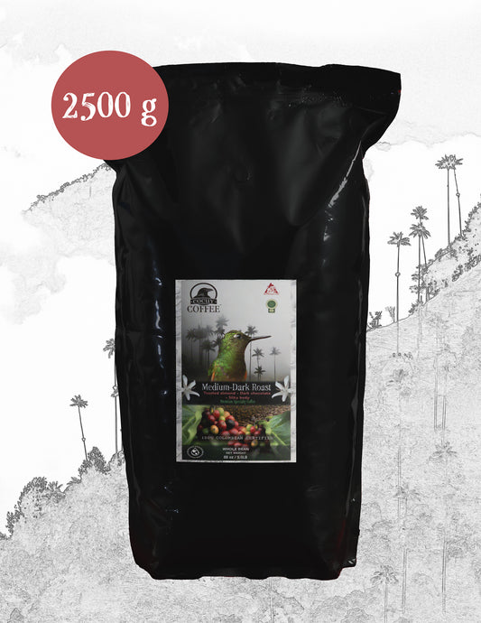 Bulk 88oz Medium-Dark Roast Colombian Coffee - Whole Bean | Cocuy Coffee
